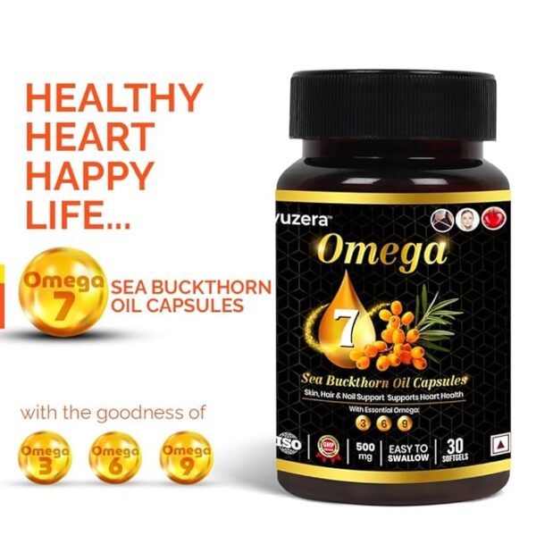 Sea Buckthorn Oil Omega Capsules - Image 2